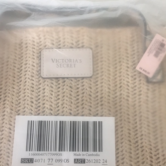 VICTORIA'S SECRET Woven Summer Tote Bag NWT - Picture 4 of 11